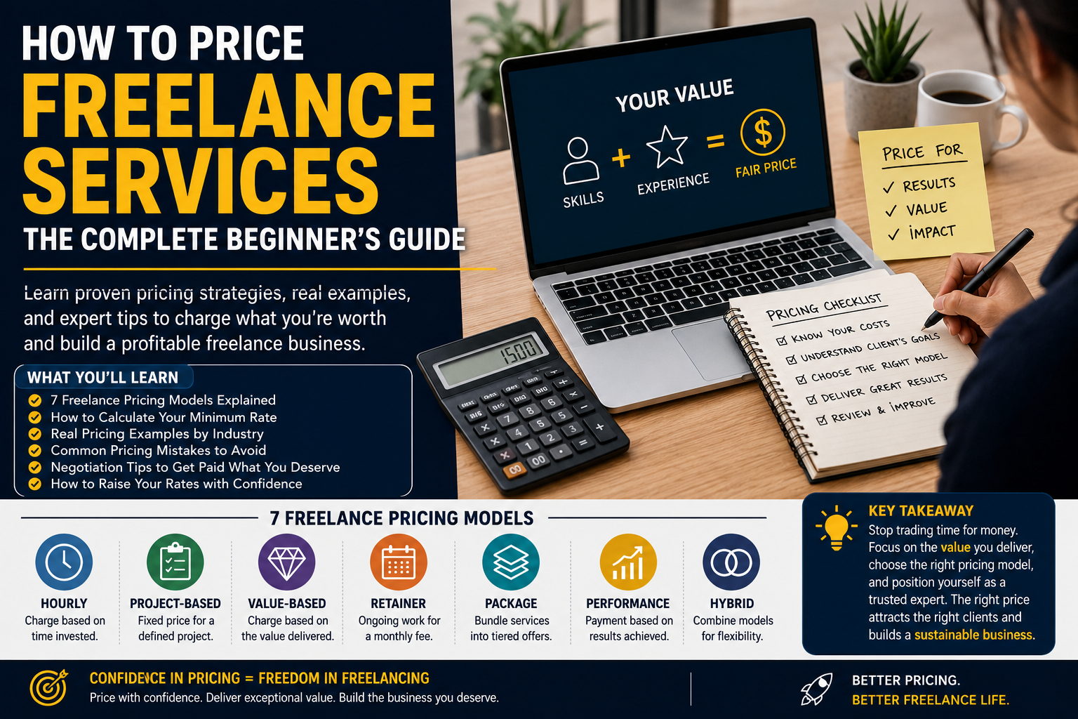 # How to Price Freelance Services: The Complete Beginner's Guide
