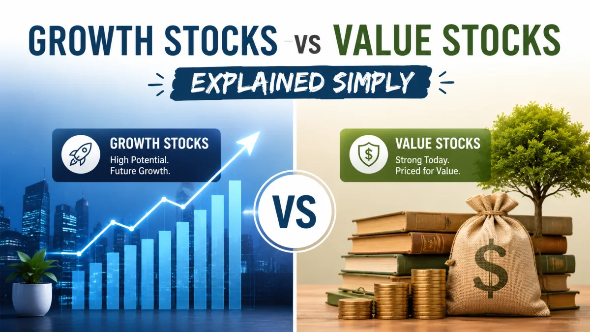 Growth Stocks vs Value Stocks Explained Simply