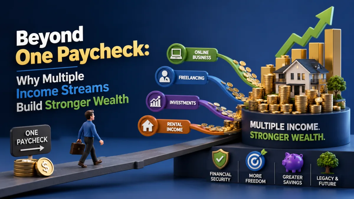 Beyond One Paycheck: Why Multiple Income Streams Build Stronger Wealth
