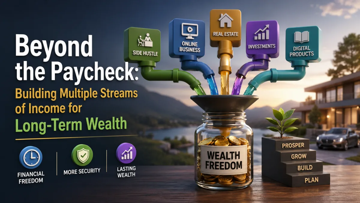 Beyond the Paycheck: Building Multiple Streams of Income for Long-Term Wealth