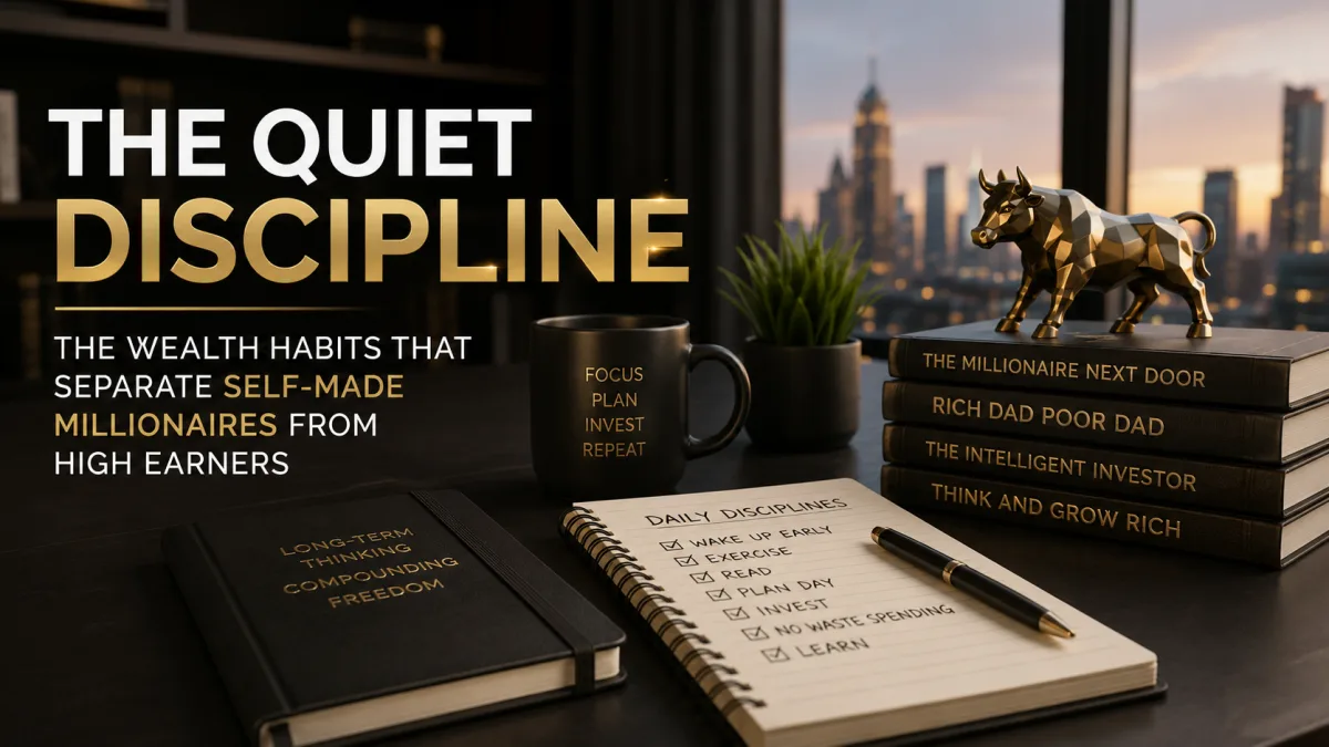 The Quiet Discipline: The Wealth Habits That Separate Self-Made Millionaires From High Earners