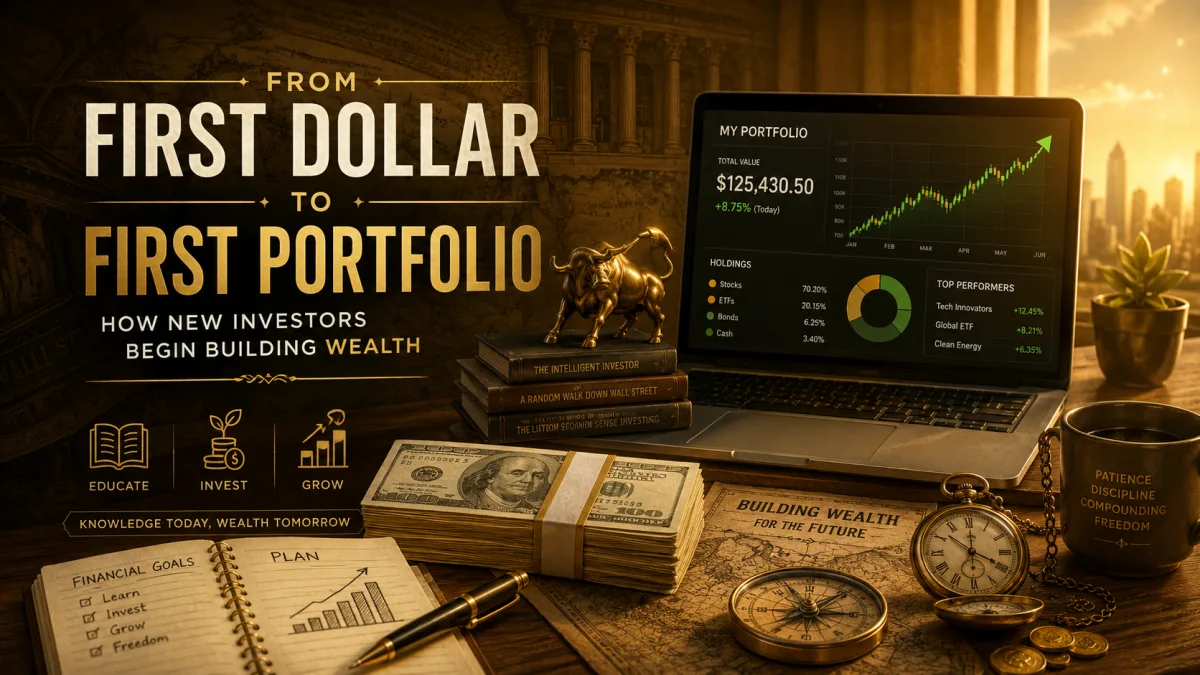 From First Dollar to First Portfolio: How New Investors Begin Building Wealth