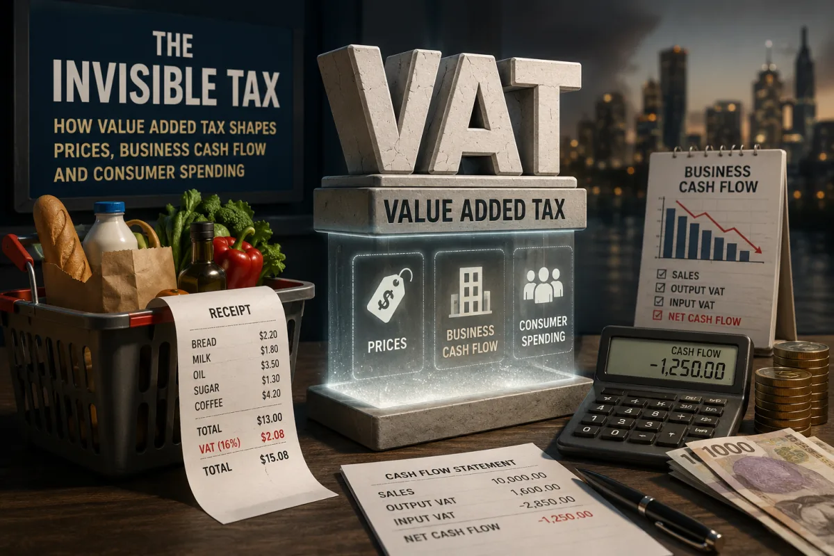 The Invisible Tax: How Value Added Tax Shapes Prices, Business Cash Flow and Consumer Spending