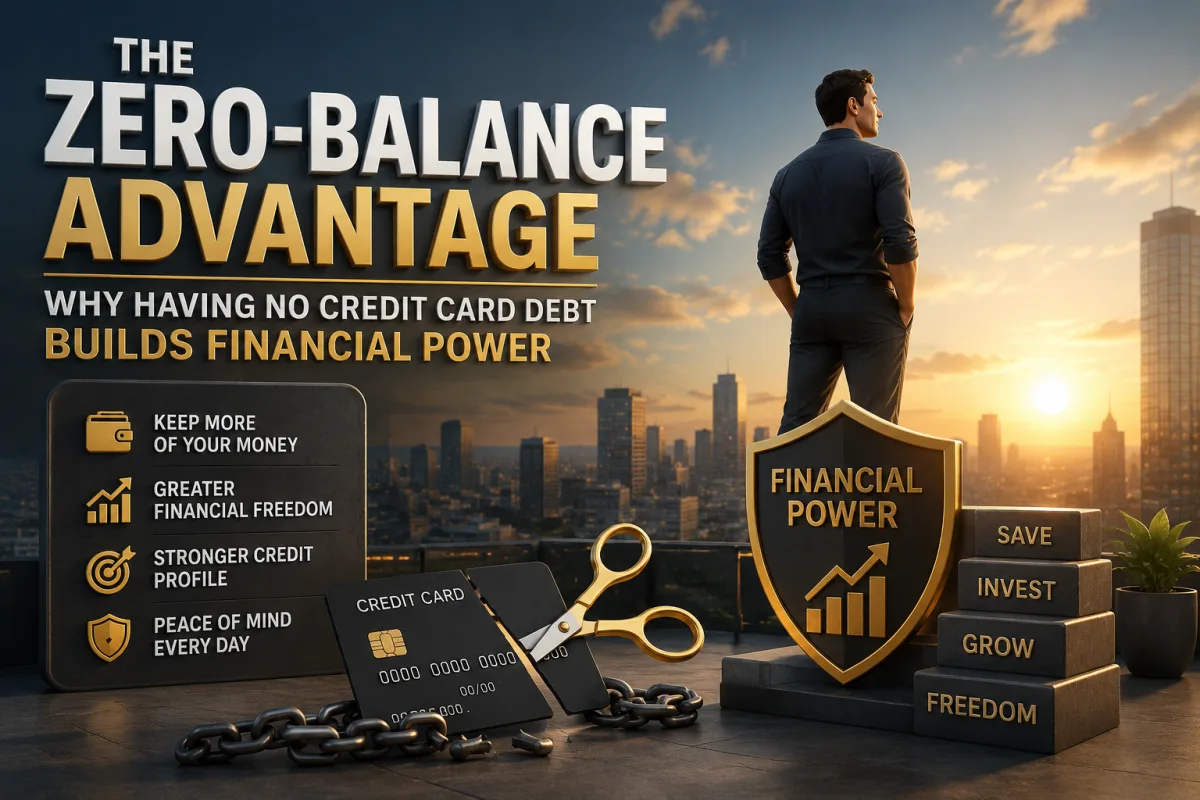 The Zero-Balance Advantage: Why Having No Credit Card Debt Builds Financial Power