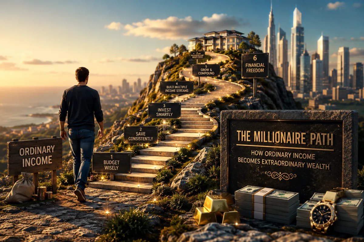 The Millionaire Path: How Ordinary Income Becomes Extraordinary Wealth