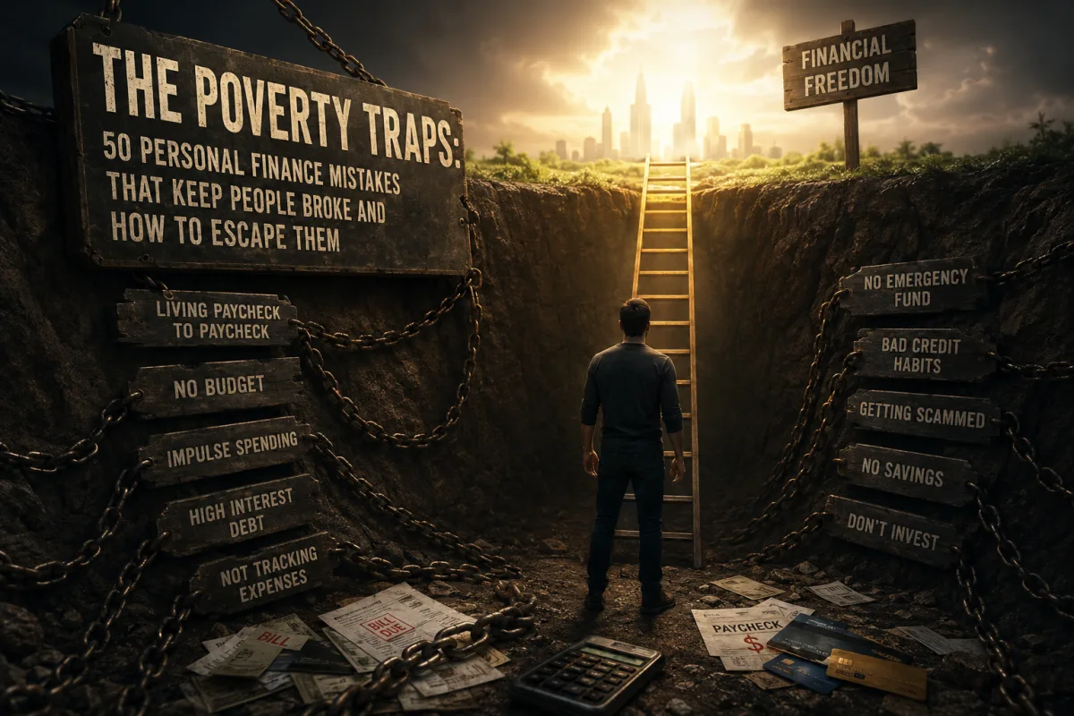 The Poverty Traps: 50 Personal Finance Mistakes That Keep People Broke and How to Escape Them