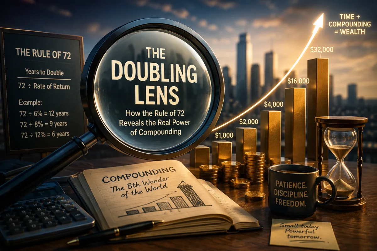 The Doubling Lens: How the Rule of 72 Reveals the Real Power of Compounding
