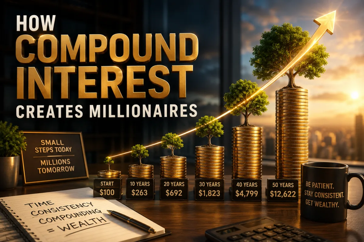 The Quiet Multiplier: How Compound Interest Turns Time Into Millionaire Wealth