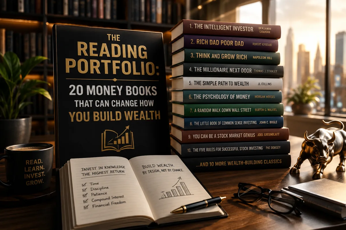 The Reading Portfolio: 20 Money Books That Can Change How You Build Wealth
