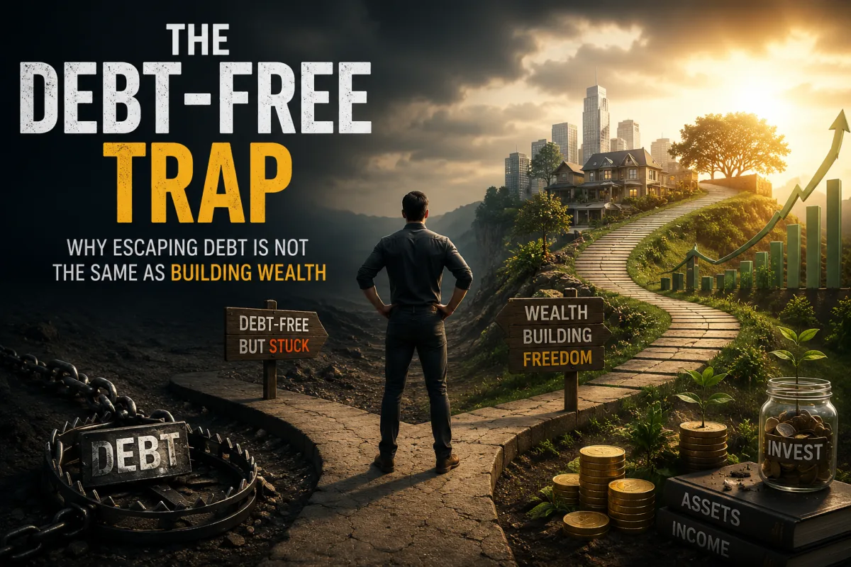 The Debt-Free Trap: Why Escaping Debt Is Not the Same as Building Wealth