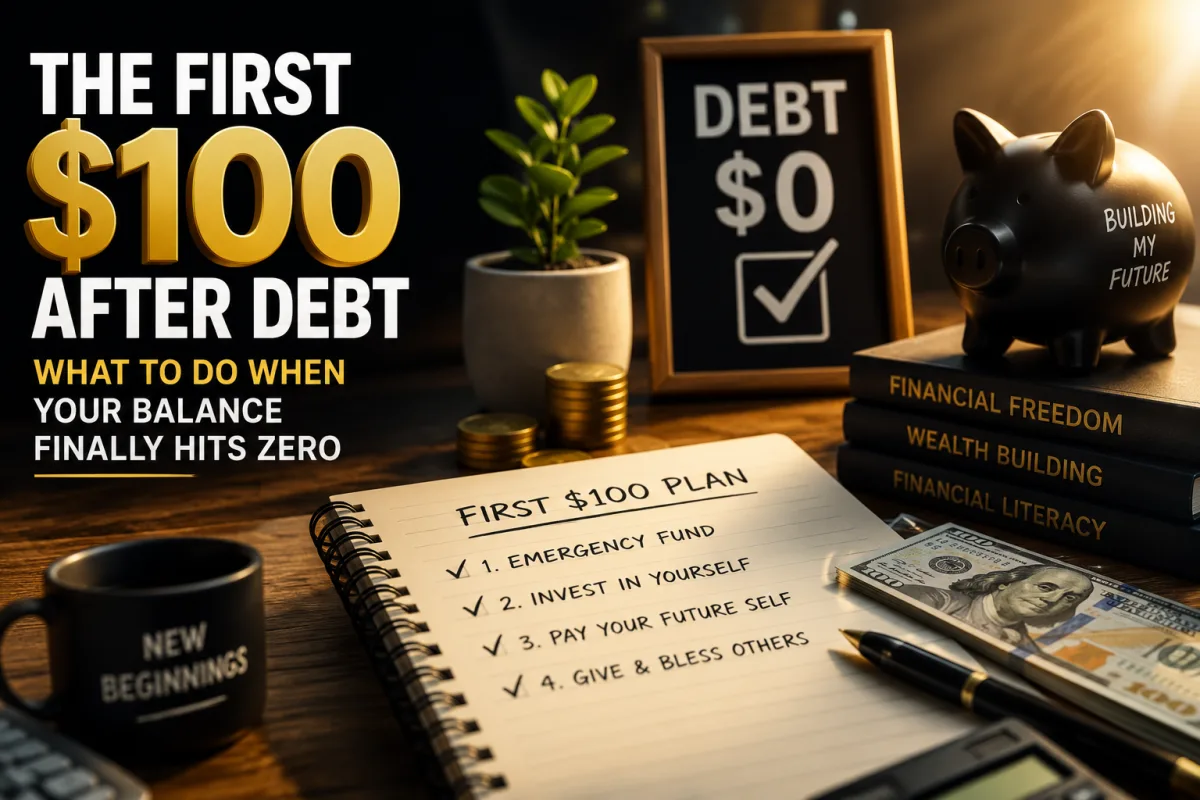 The First $100 After Debt: What to Do When Your Balance Finally Hits Zero