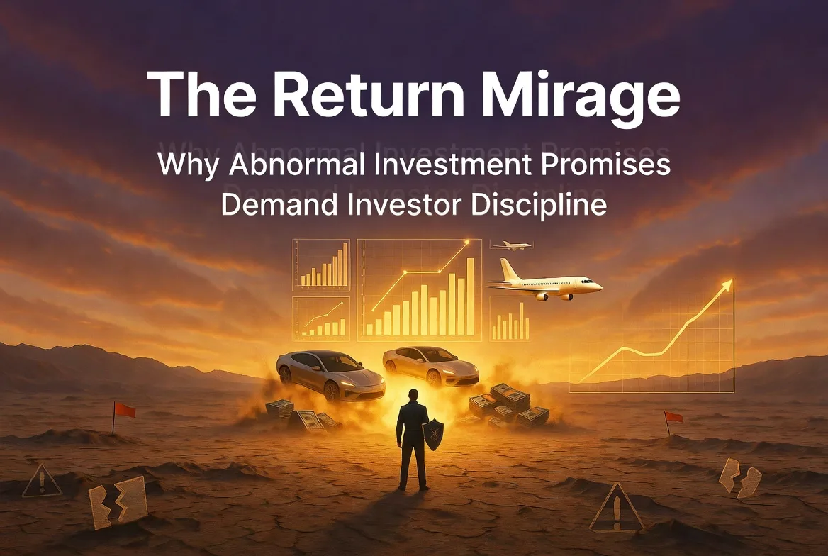 The Return Mirage: Why Abnormal Investment Promises Demand Investor Discipline