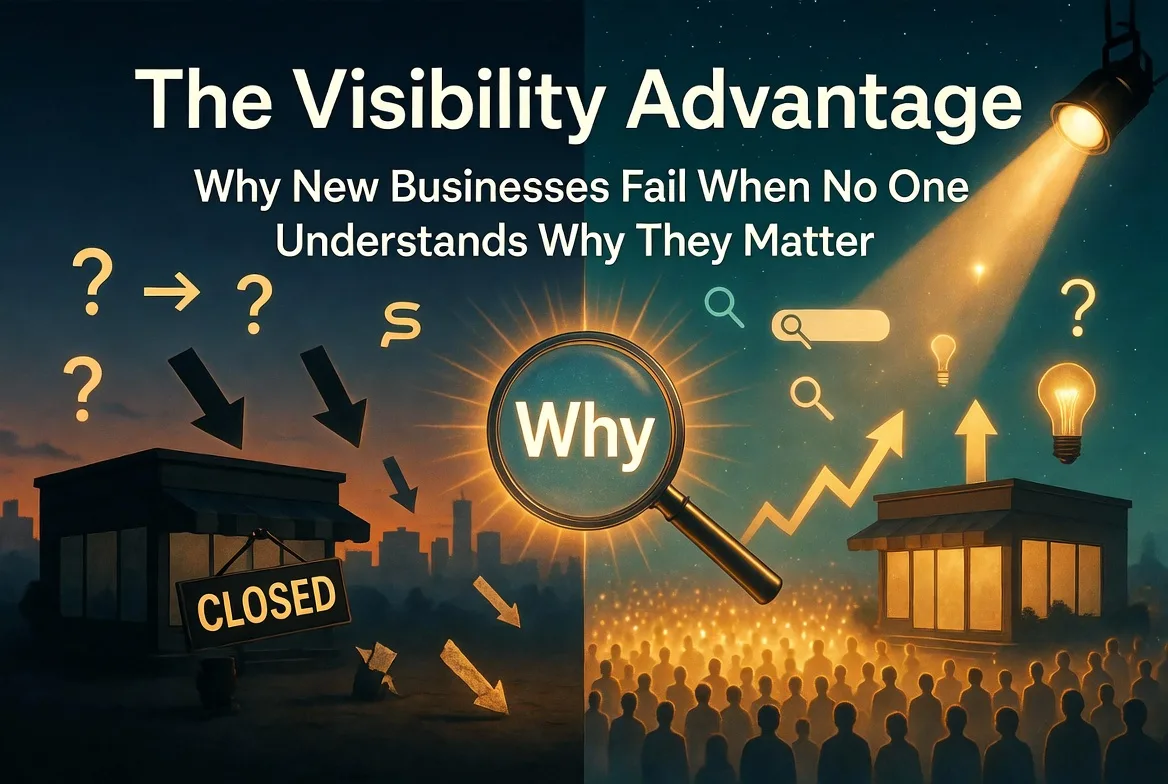 The Visibility Advantage: Why New Businesses Fail When No One Understands Why They Matter