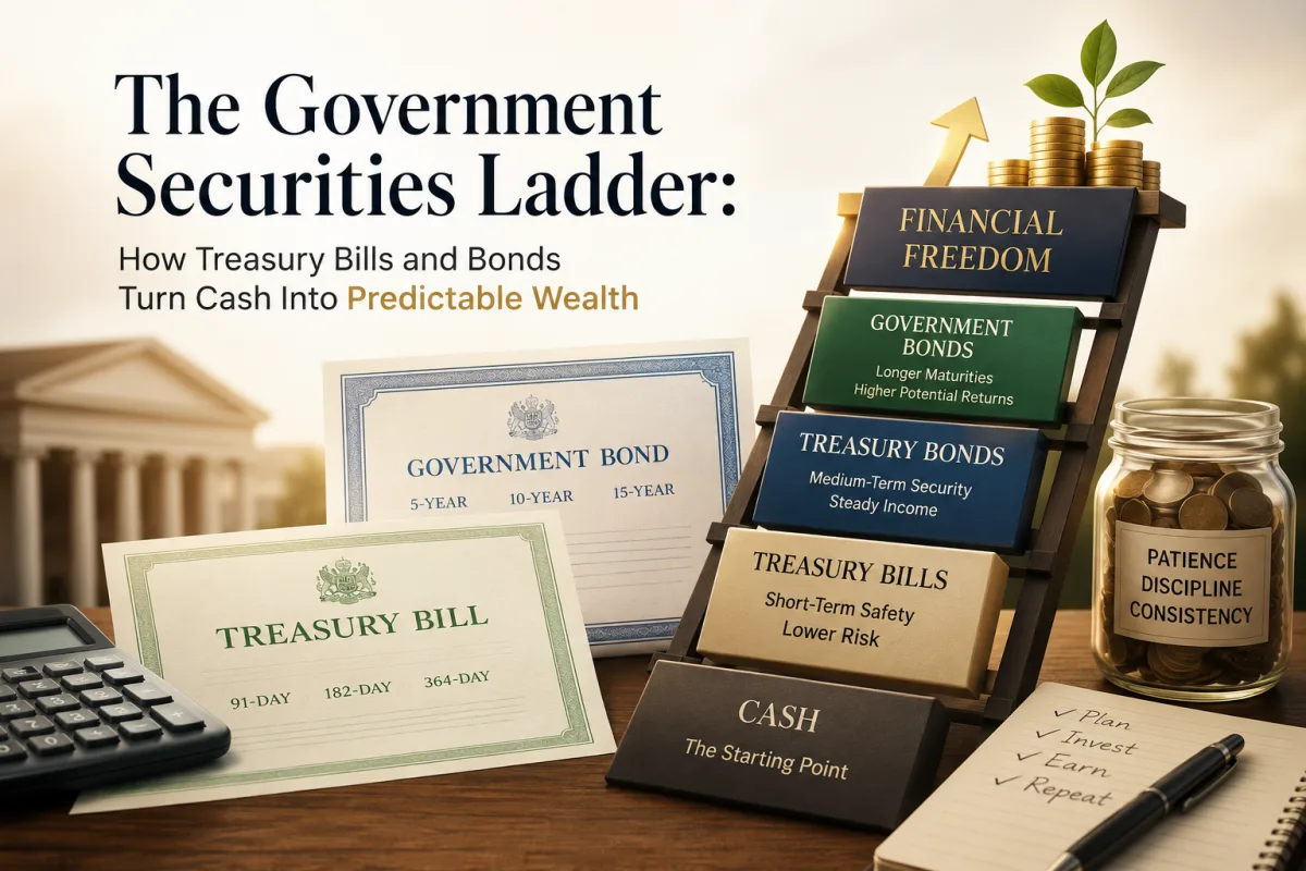 The Government Securities Ladder: How Treasury Bills and Bonds Turn Cash Into Predictable Wealth