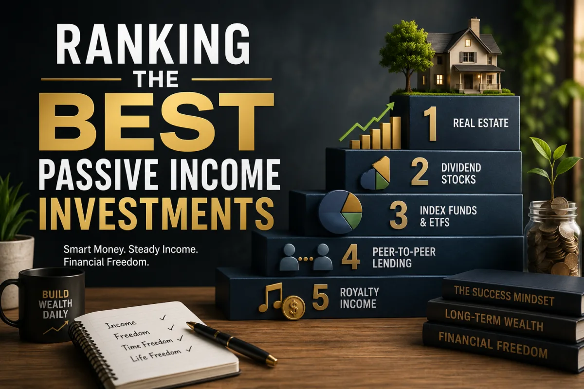 Ranking The Best Passive Income Investments