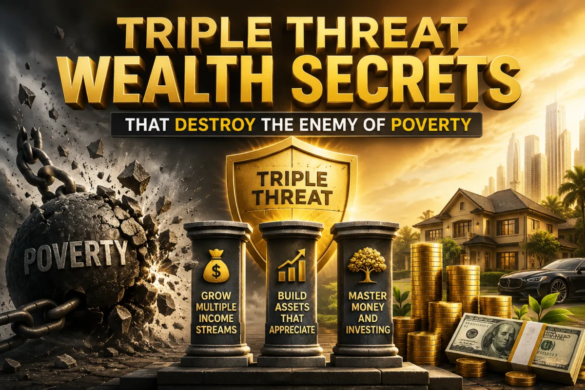 Triple Threat Wealth Secrets That Destroy The Enemy Of Poverty