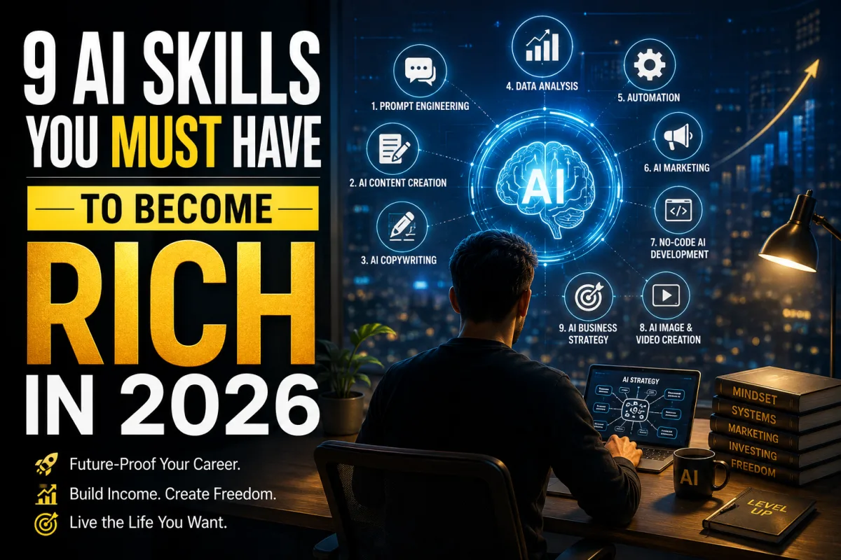 9 AI Skills You MUST Have to Become Rich in 2026