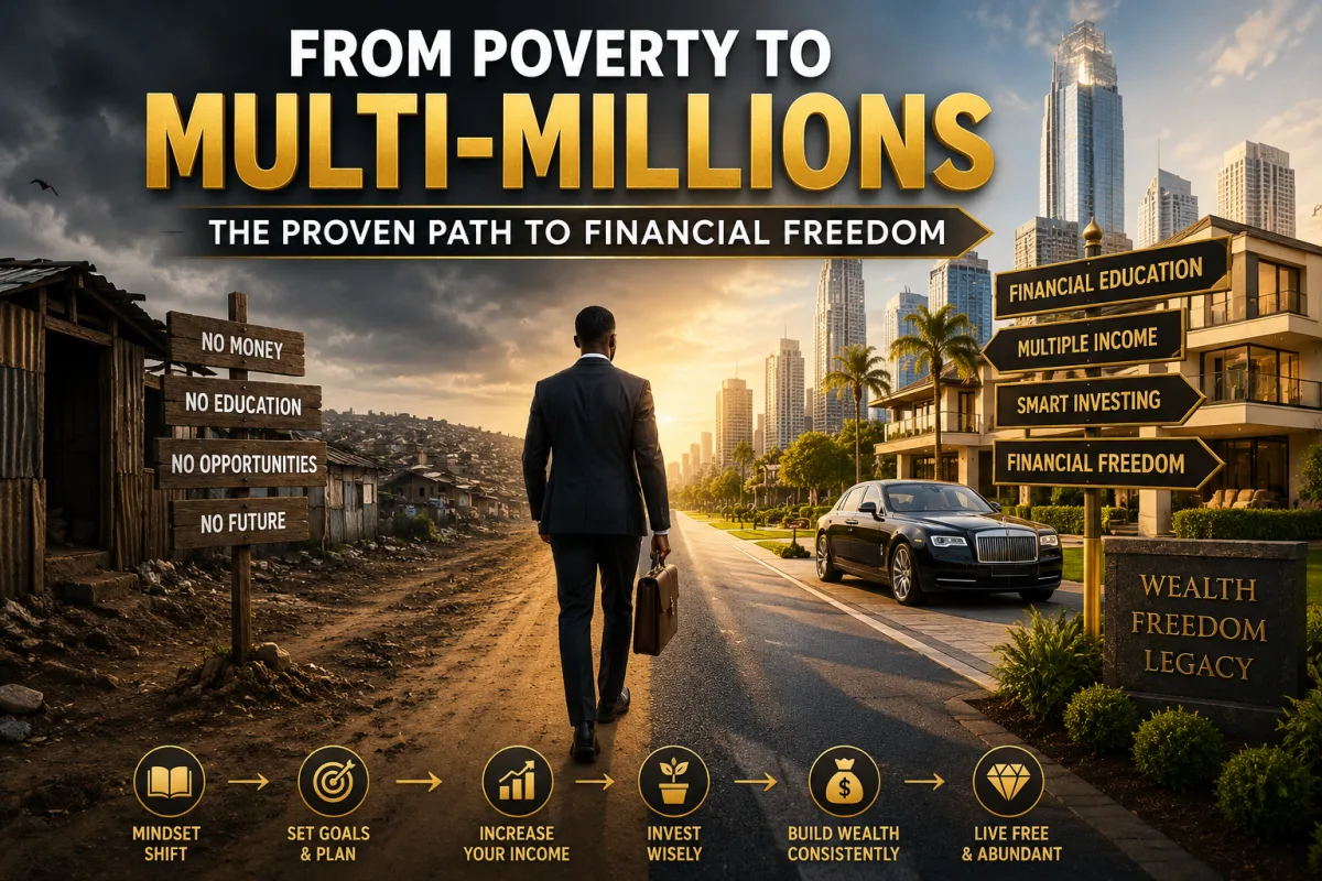 From Poverty to Multi-Millions: The Proven Path to Financial Freedom