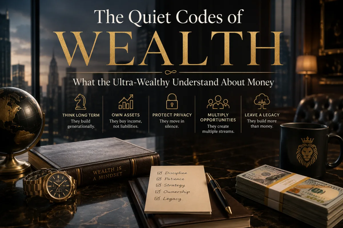 The Quiet Codes of Wealth: What the Ultra-Wealthy Understand About Money