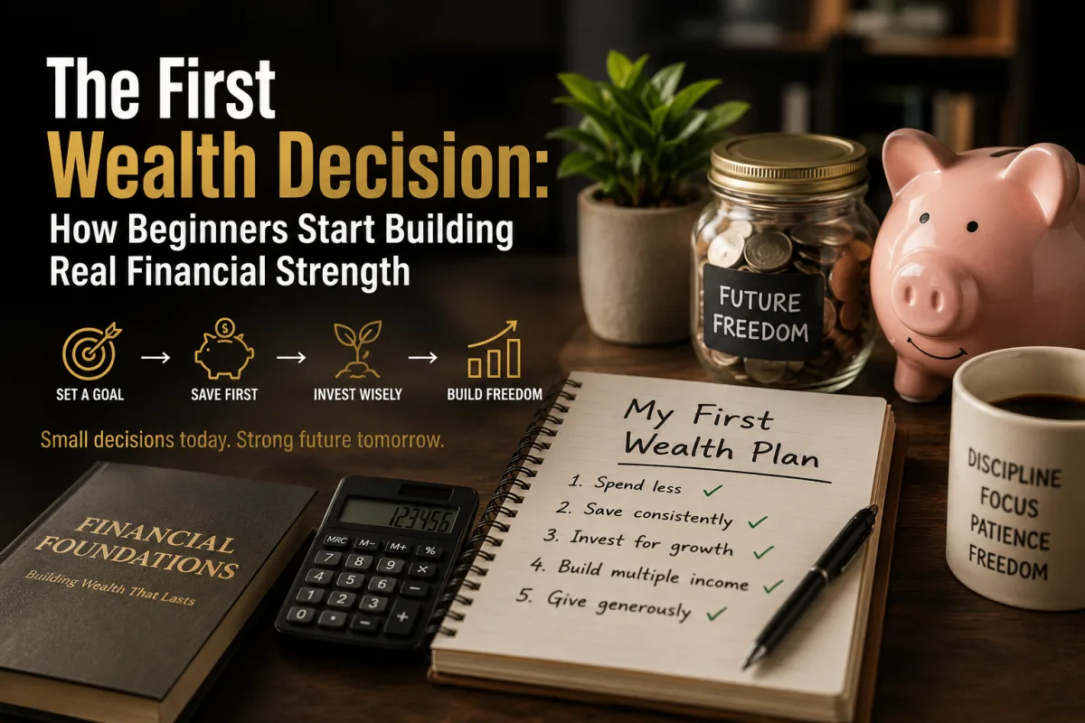 The First Wealth Decision: How Beginners Start Building Real Financial Strength