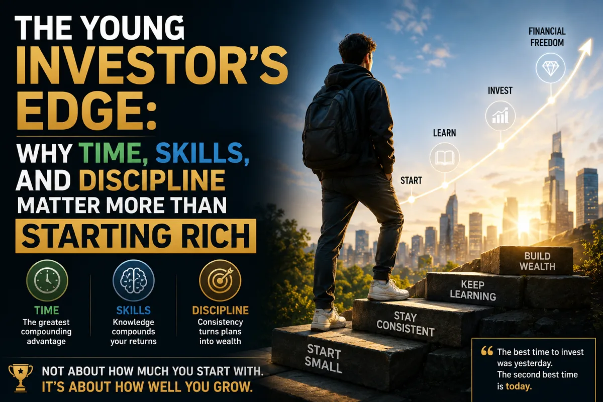 The Young Investor’s Edge: Why Time, Skills, and Discipline Matter More Than Starting Rich