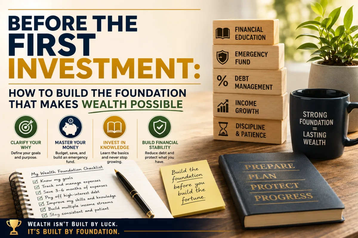 Before the First Investment: How to Build the Foundation That Makes Wealth Possible
