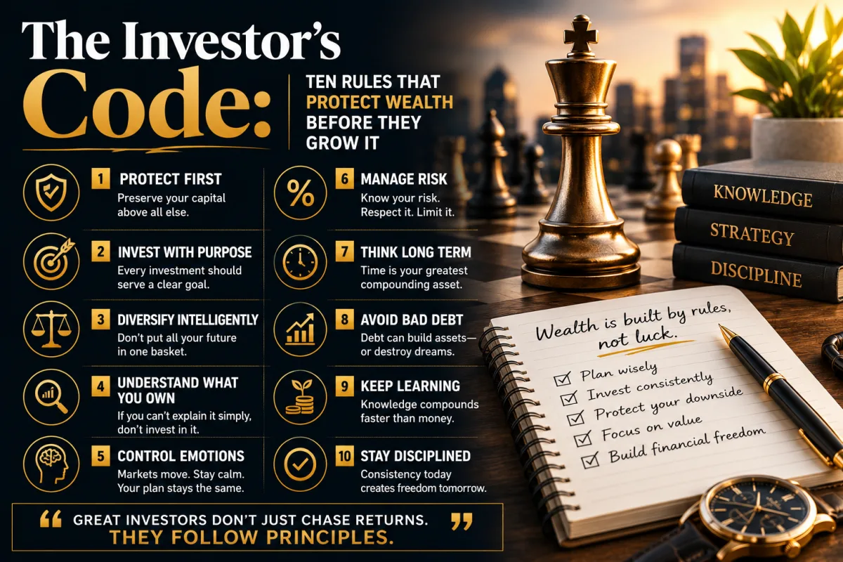 The Investor’s Code: Ten Rules That Protect Wealth Before They Grow It