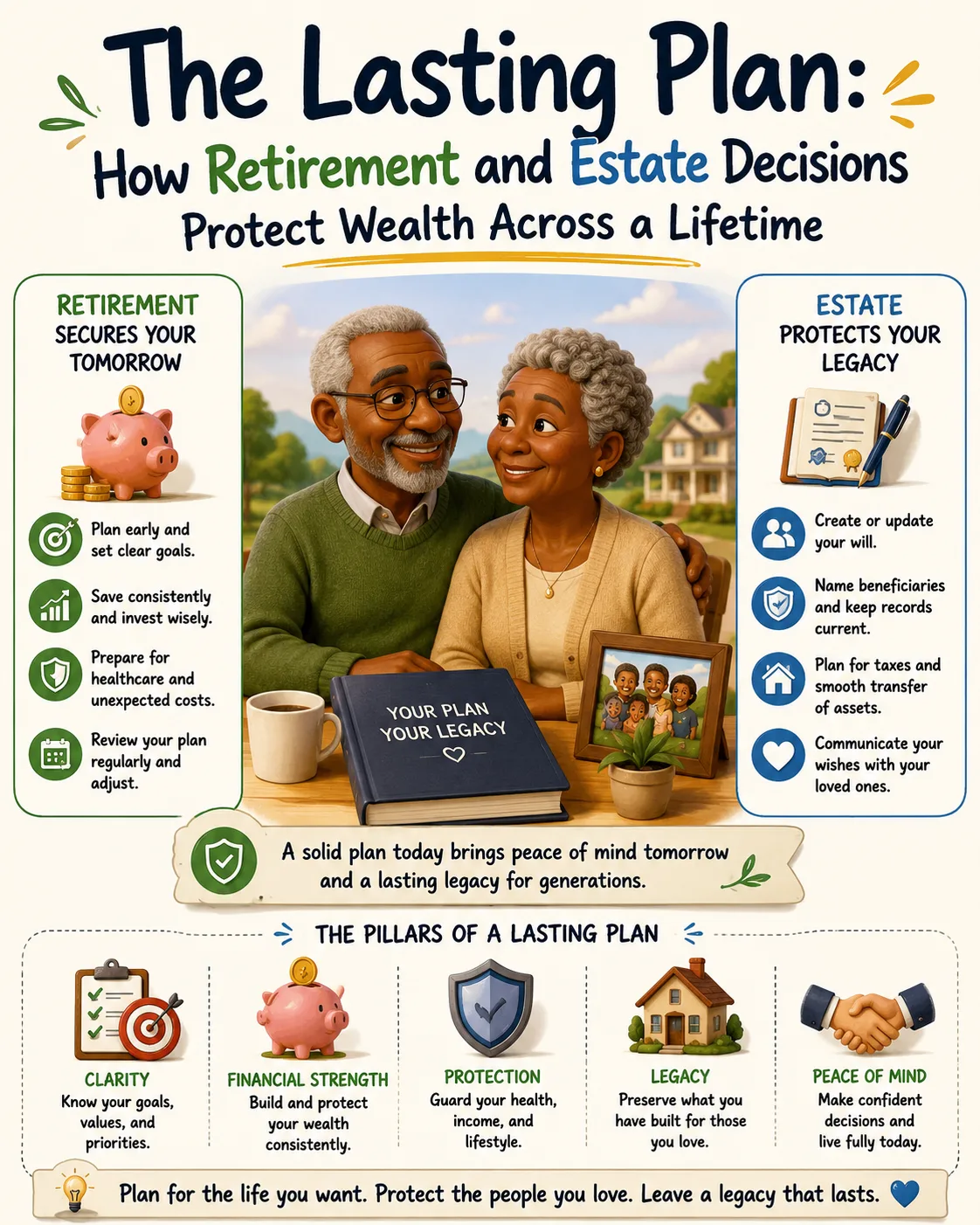 The Lasting Plan: How Retirement and Estate Decisions Protect Wealth Across a Lifetime