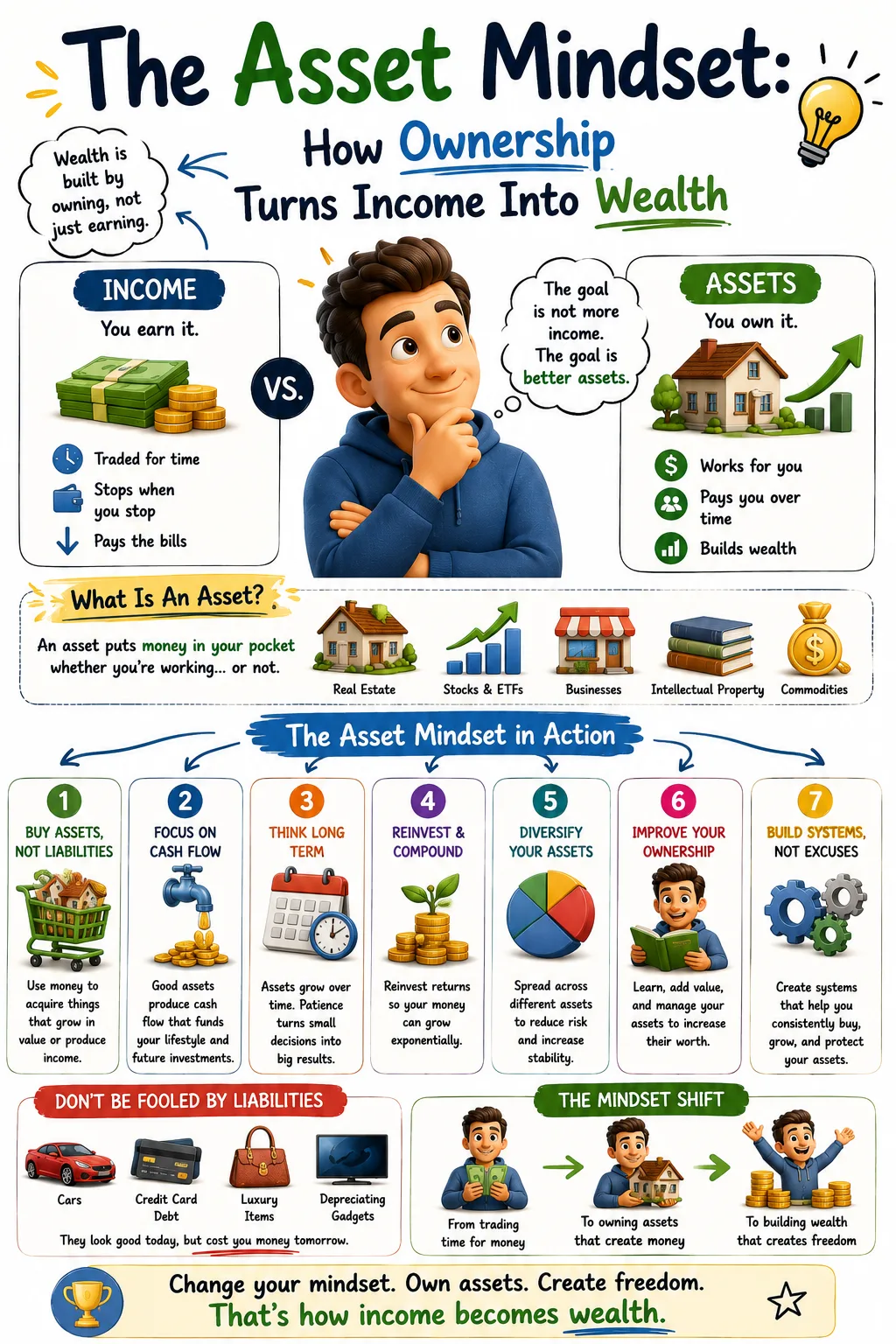 The Asset Mindset: How Ownership Turns Income Into Wealth