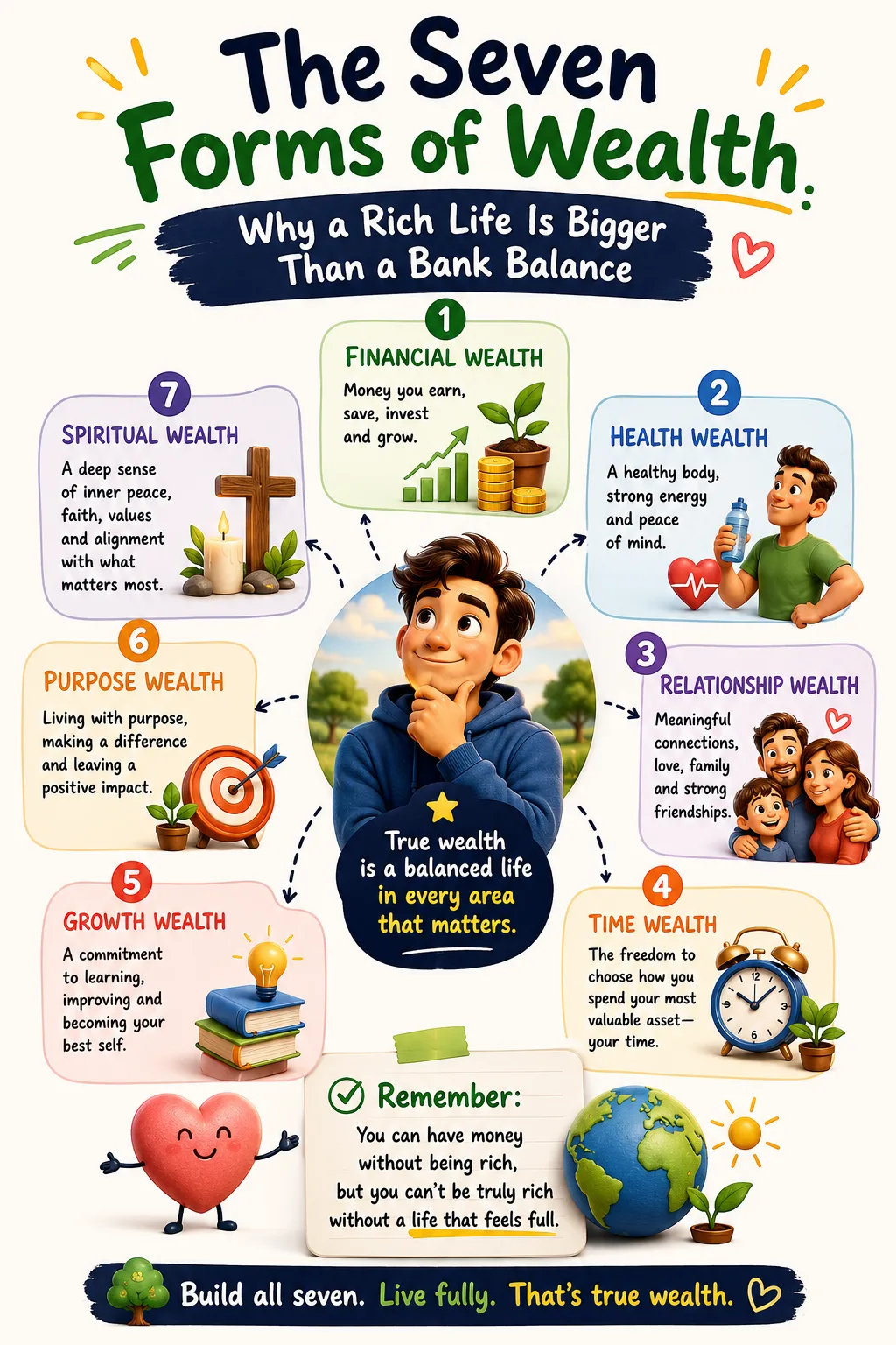The Seven Forms of Wealth: Why a Rich Life Is Bigger Than a Bank Balance