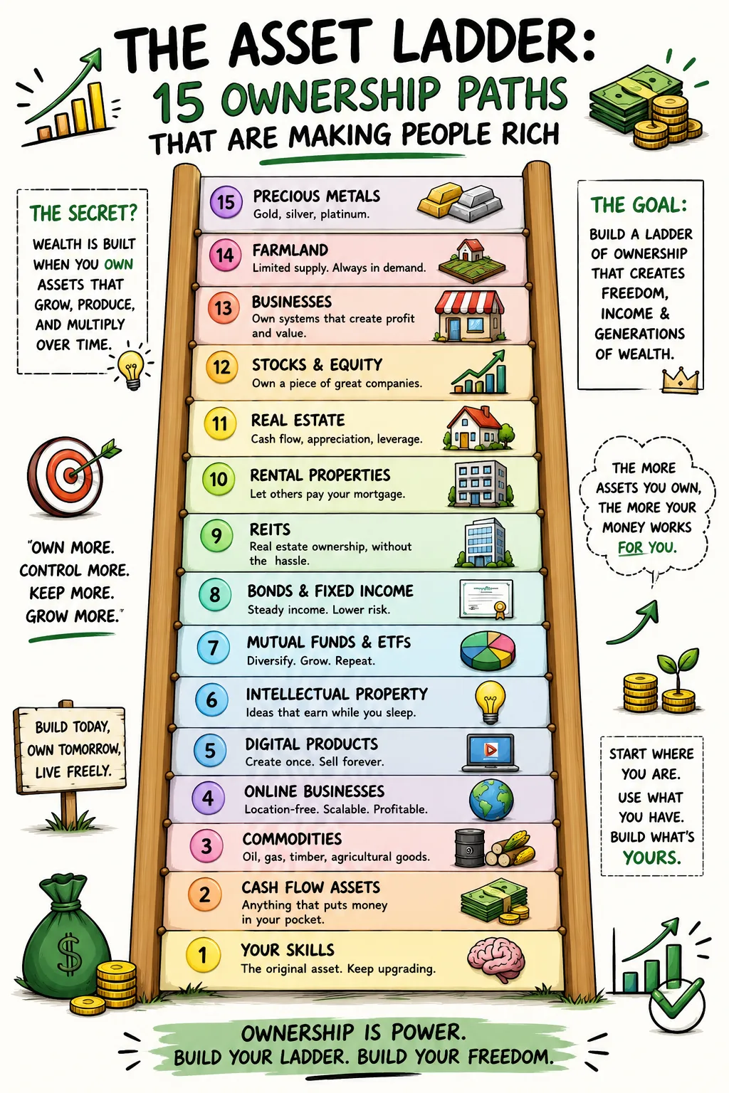 The Asset Ladder: 15 Ownership Paths That Are Making People Rich