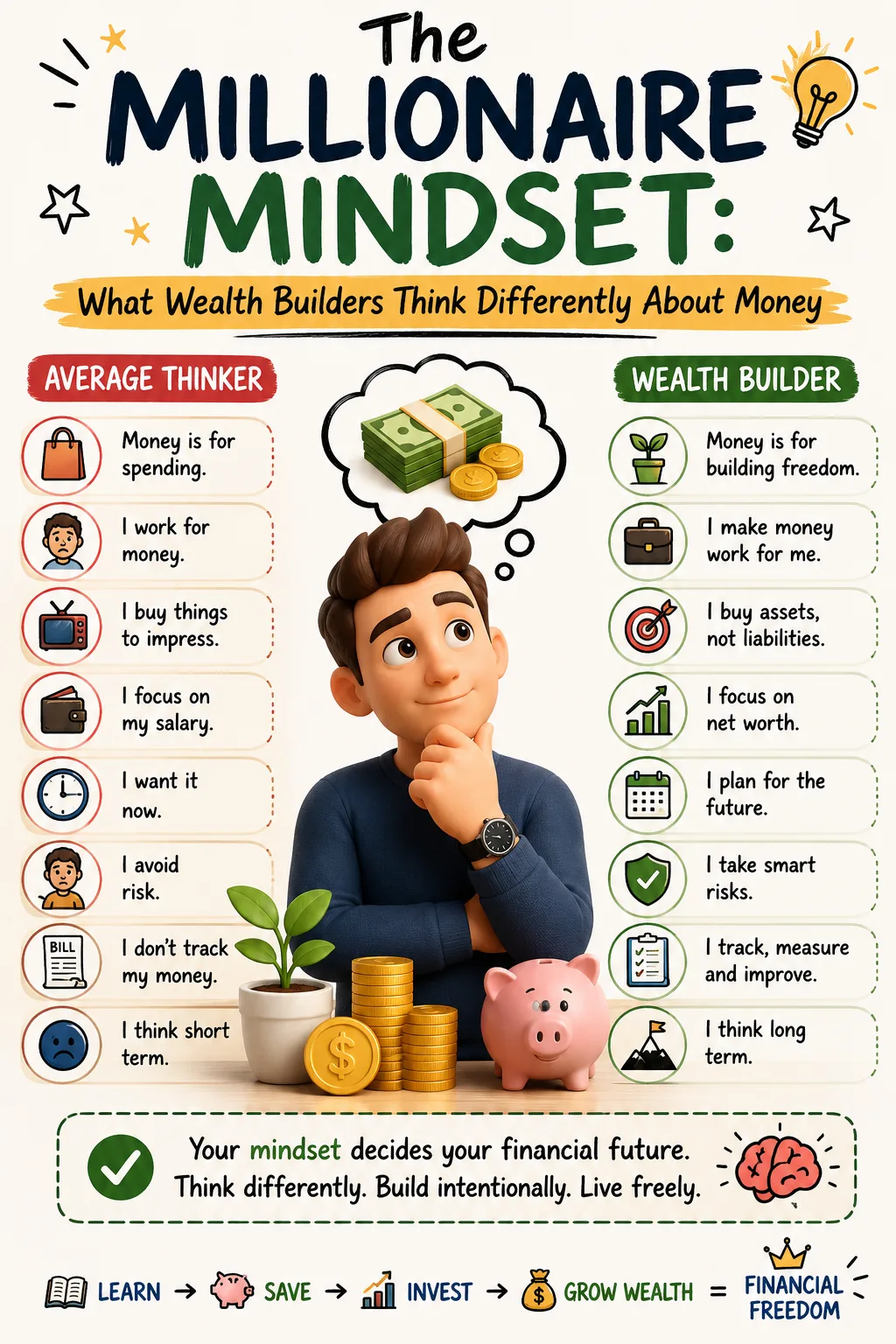 The Millionaire Mindset: What Wealth Builders Think Differently About Money