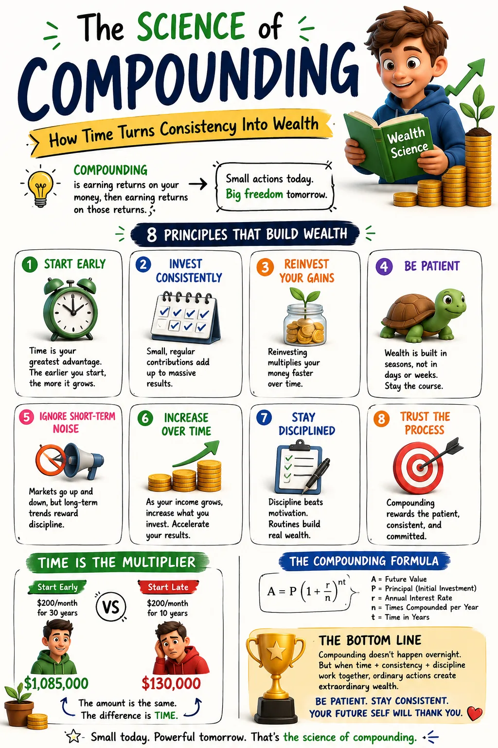 The Science of Compounding: How Time Turns Consistency Into Wealth