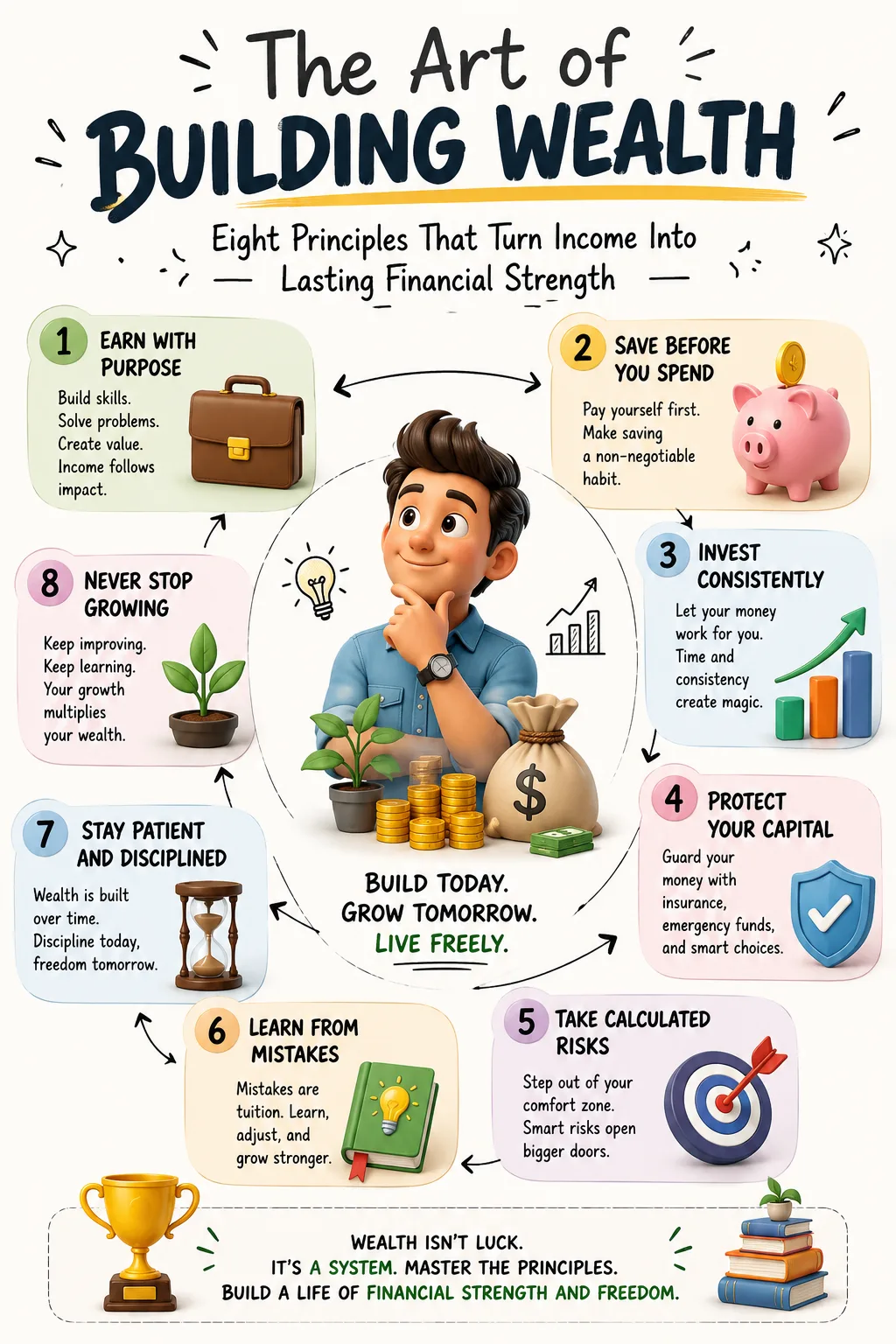 The Art of Building Wealth: Eight Principles That Turn Income Into Lasting Financial Strength