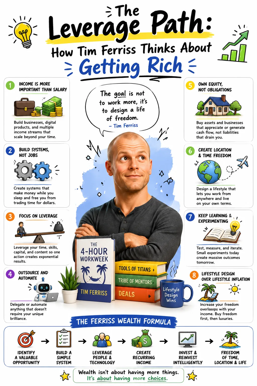 The Leverage Path: How Tim Ferriss Thinks About Getting Rich