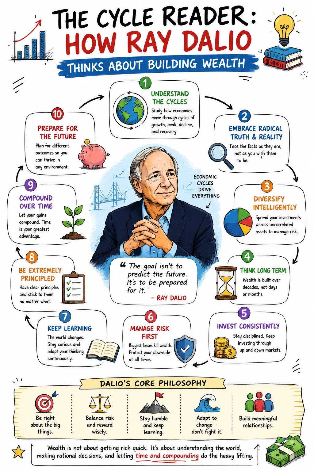The Cycle Reader: How Ray Dalio Thinks About Building Wealth