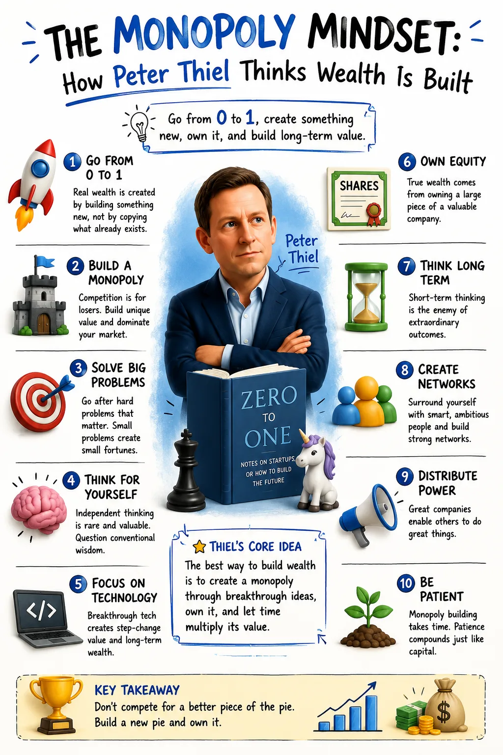 The Monopoly Mindset: How Peter Thiel Thinks Wealth Is Built