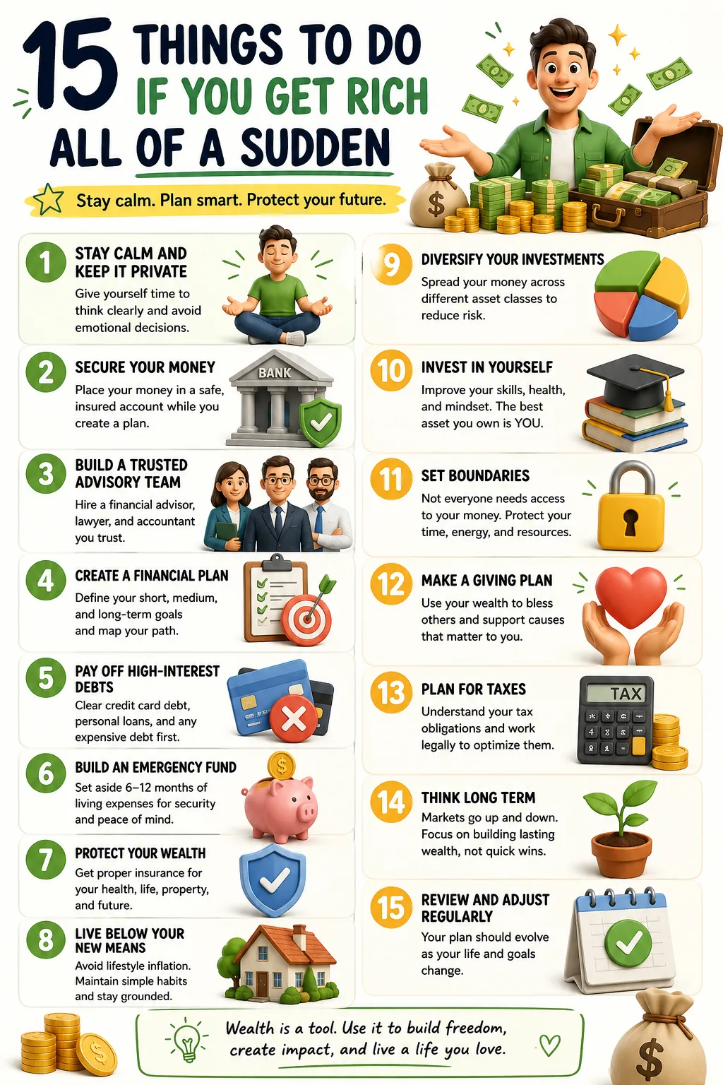 Suddenly Rich: The First Moves That Protect a Windfall