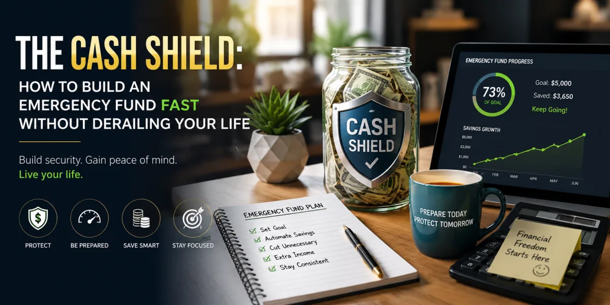 The Cash Shield: How to Build an Emergency Fund Fast Without Derailing Your Life