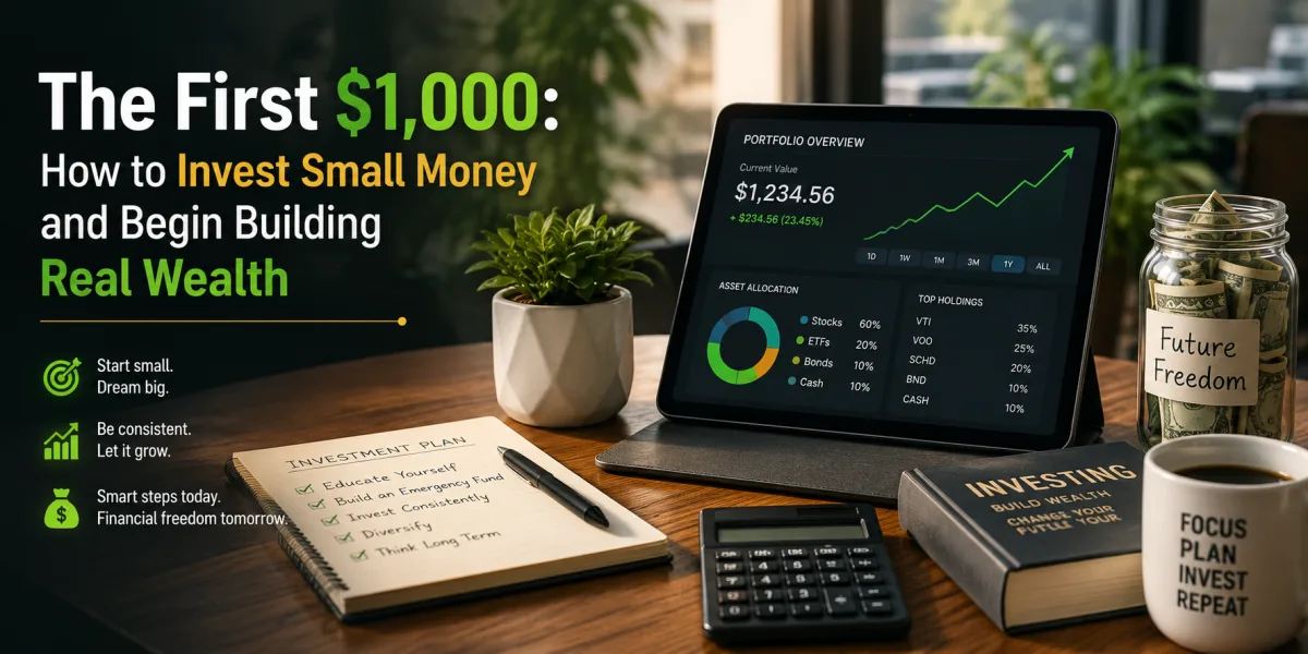 The First $1,000: How to Invest Small Money and Begin Building Real Wealth