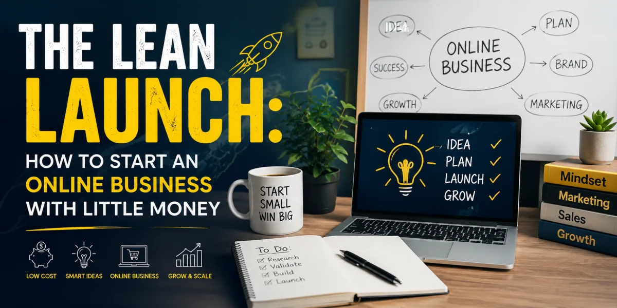 The Lean Launch: How to Start an Online Business with Little Money