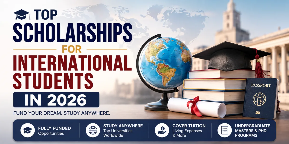 The Scholarship Ladder: Top Scholarships for International Students in 2026