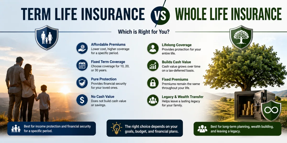 The Protection Trade-Off: Term Life Insurance vs Whole Life Insurance