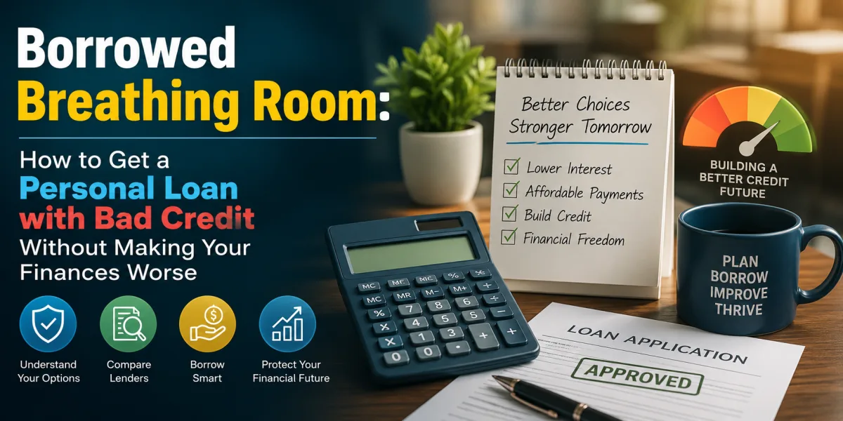 Borrowed Breathing Room: How to Get a Personal Loan with Bad Credit Without Making Your Finances Worse