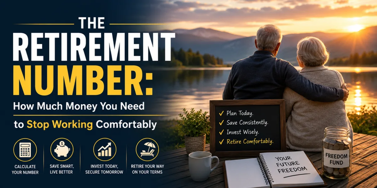 The Retirement Number: How Much Money You Need to Stop Working Comfortably