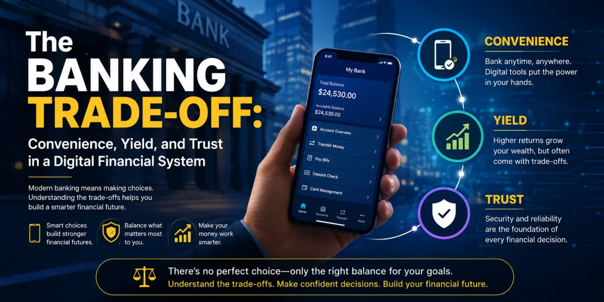 The Banking Trade-Off: Convenience, Yield, and Trust in a Digital Financial System