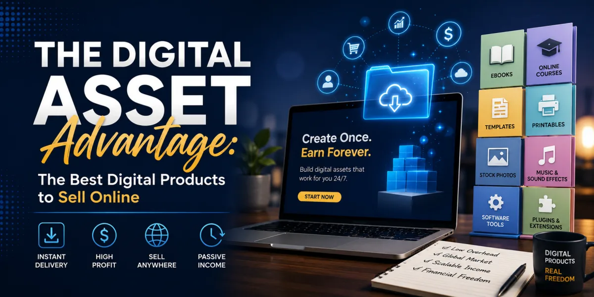 The Digital Asset Advantage: The Best Digital Products to Sell Online