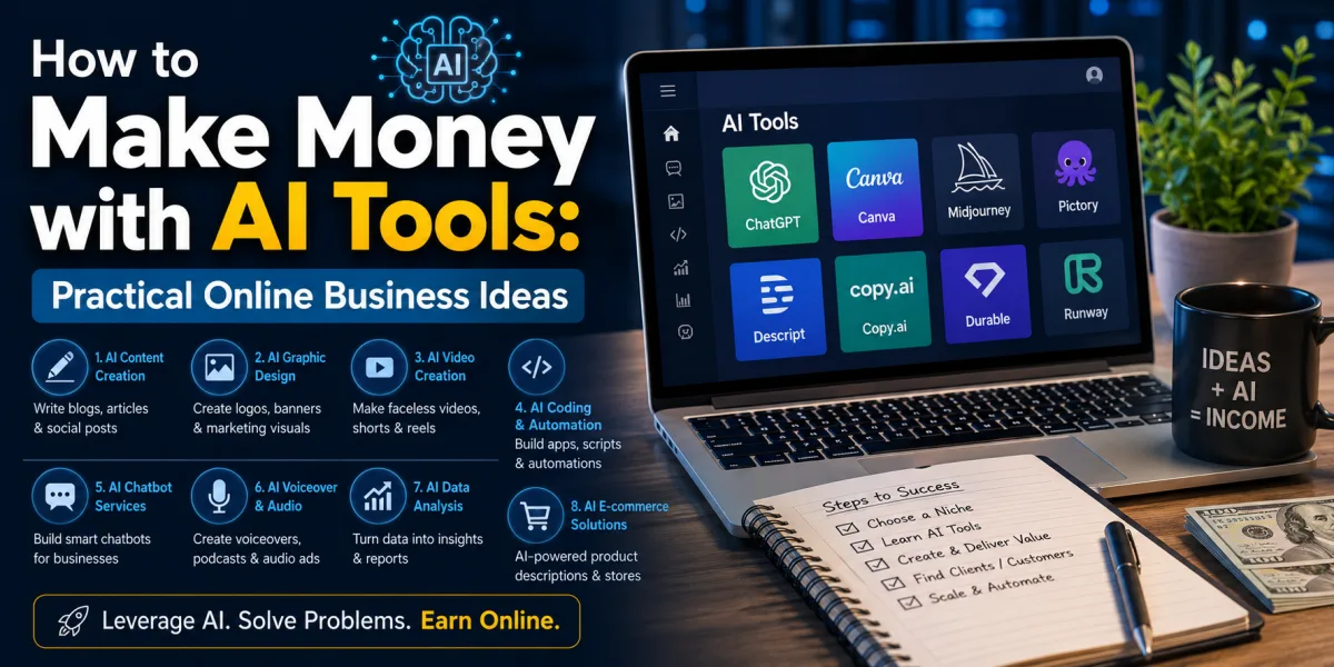 The AI Income Shift: How to Make Money with AI Tools Without Chasing Hype