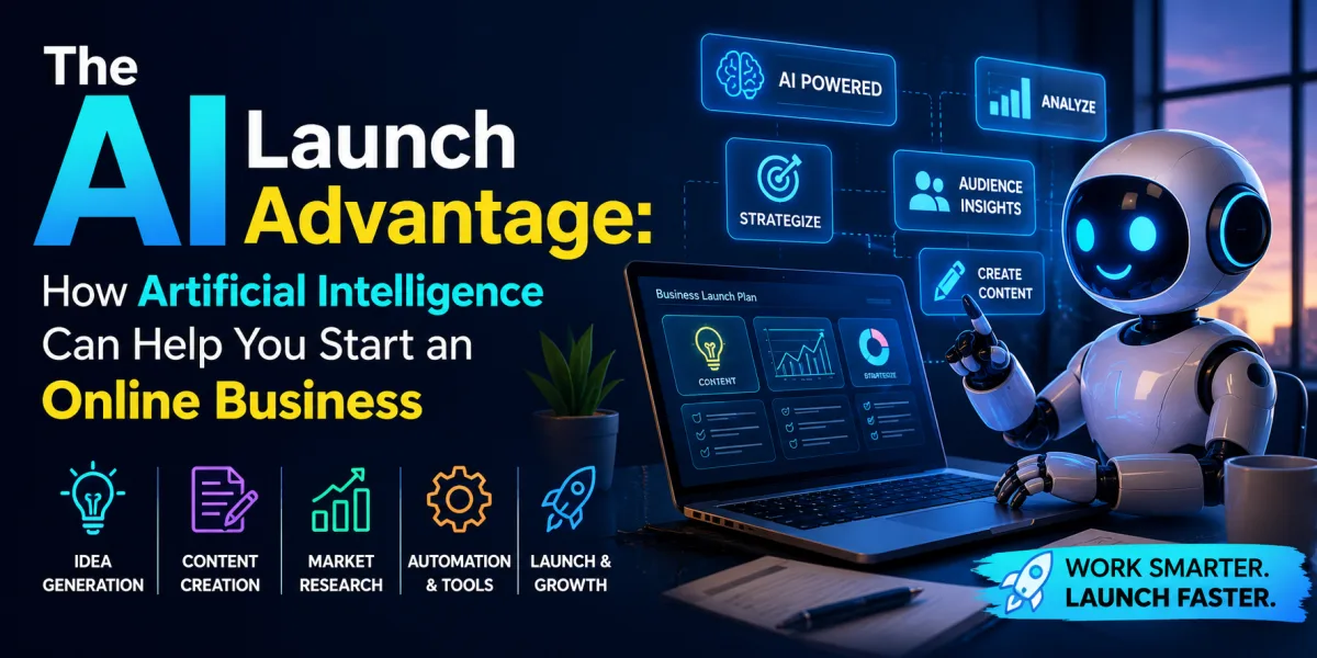 The AI Launch Advantage: How Artificial Intelligence Can Help You Start an Online Business