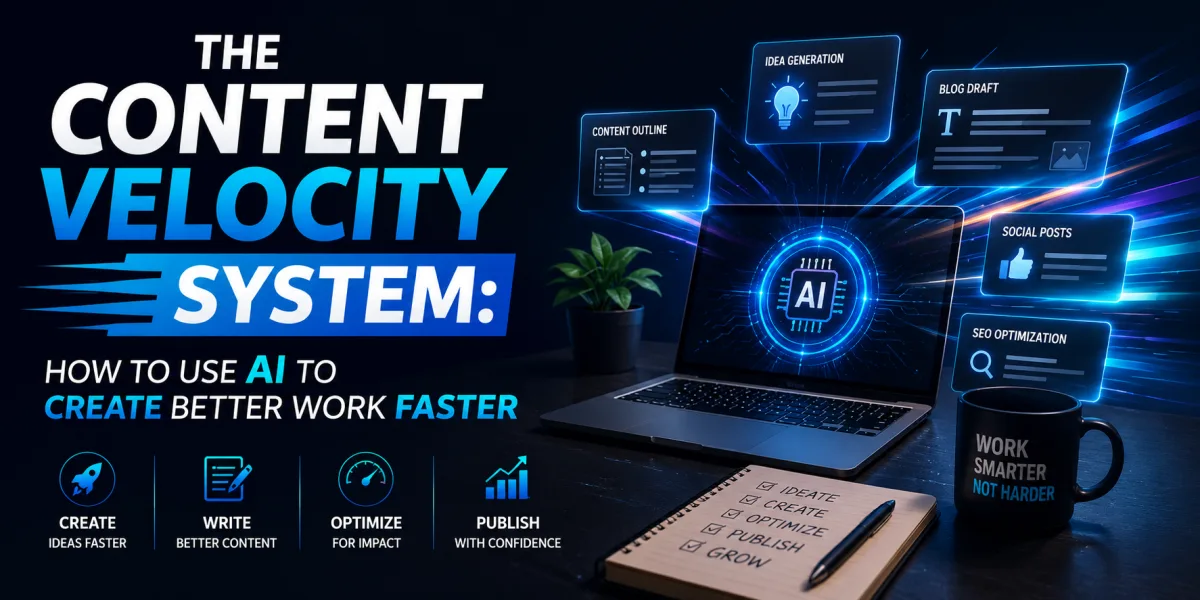 The Content Velocity System: How to Use AI to Create Better Work Faster